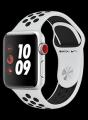 Apple Watch Series 3, Nike+, 38 mm, Aluminium Silb