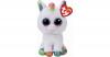 Beanie Boo Einhorn Pixy, weiß/bunt 15cm