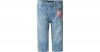 Caprijeans Skinny Fit mit Patches , Bundweite Slim