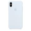 Apple Original iPhone X Silikon Case-Himmelblau