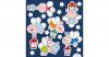 Wandsticker Fireflies, Gl