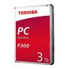 Toshiba P300 HDWD130UZSVA 3TB 64MB 7.200rpm 3.5zol