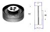 Spannrolle (Umlenk-/Führungsrolle) für Zahnriemen,