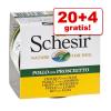 20 + 4 gratis! 24 x 150 g Schesir - Hühnchenfilets