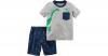 Set T-Shirt mit Dinosaurier + Jerseyshorts Gr. 92 