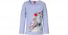 Langarmshirt mit Glitzer und Blumenprint Gr. 104/1