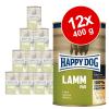 Sparpaket Happy Dog Pur 12 x 400 g - Känguru Pur (