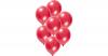 Luftballons metallic rot 