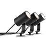 Philips Hue LED Gartenspot Lily 3er Basis-Set schw