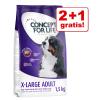 2 + 1 gratis! 3 x 1,5 kg 