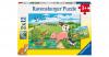 Puzzleset Tierkinder auf dem Land 2 x 12 Teile