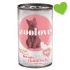 zoolove Katzennassfutter Thunfisch - 6 x 140 g