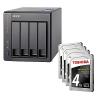 QNAP TS-431X-8G NAS System 4-Bay 16TB inkl. 4x 4TB