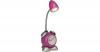 LED Tischlampe Pharrell mit Uhr, pink