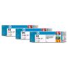 HP C9487A 3x Original Druckerpatrone 91 pigmentier