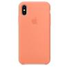 Apple Original iPhone X Silikon Case-Pfirsich